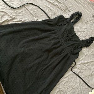 Md/Sm Black Ruffle Dress